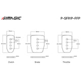 P1000 Flat Pedal Plates (SIMAGIC)